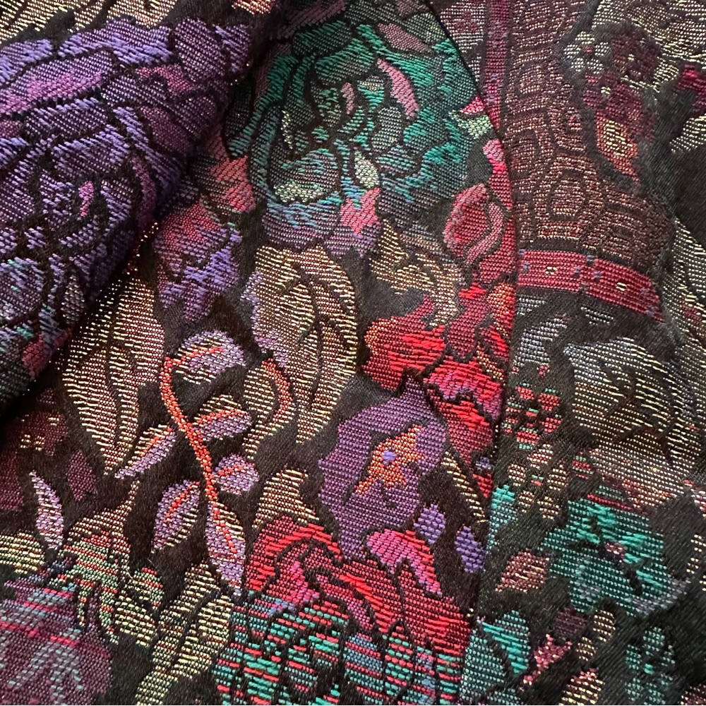 NU-MODE Vintage Puff Sleeve Peplum Brocade Blazer - Picture 8 of 17